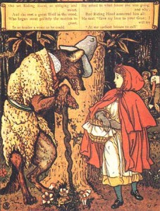 Walter Crane (1875) illustration for the story