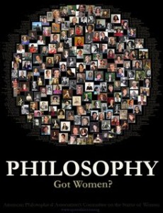 There are indeed women, fine thinkers, in philosophy if one looks.